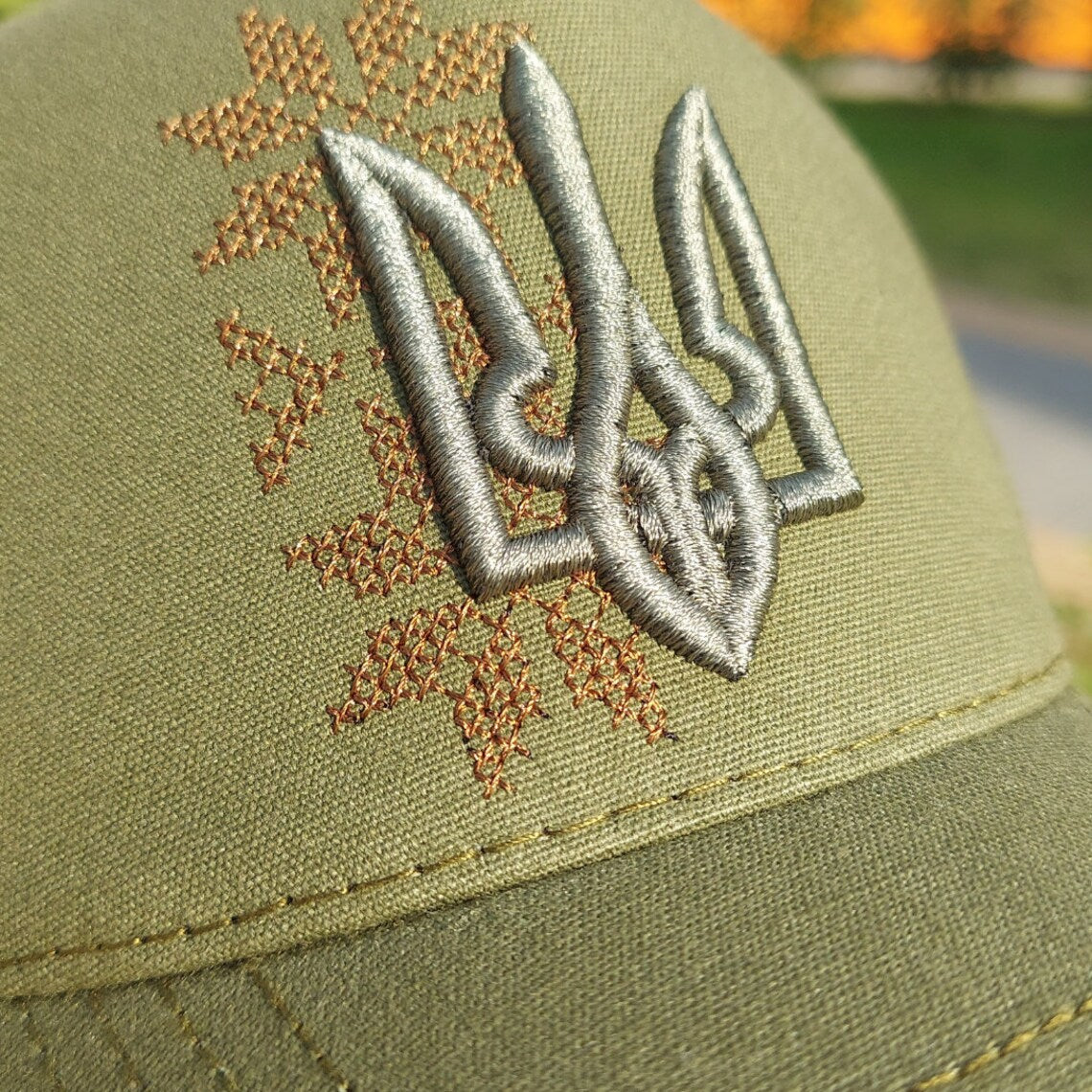 Ukraine Baseball Cap with Ukrainian Trident Embroidery | Ukraine hat m
